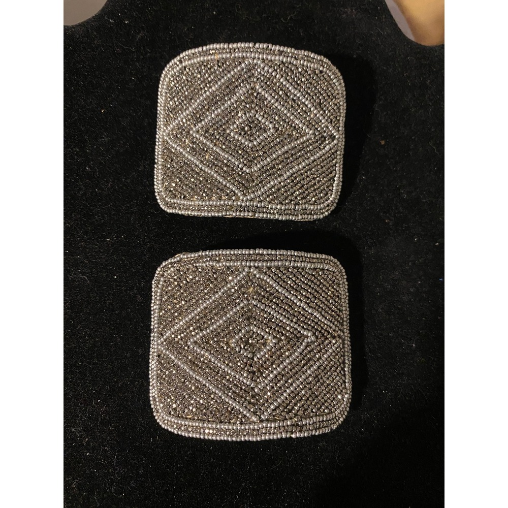 Pair of Art Deco Cut Steel Shoe Clips France